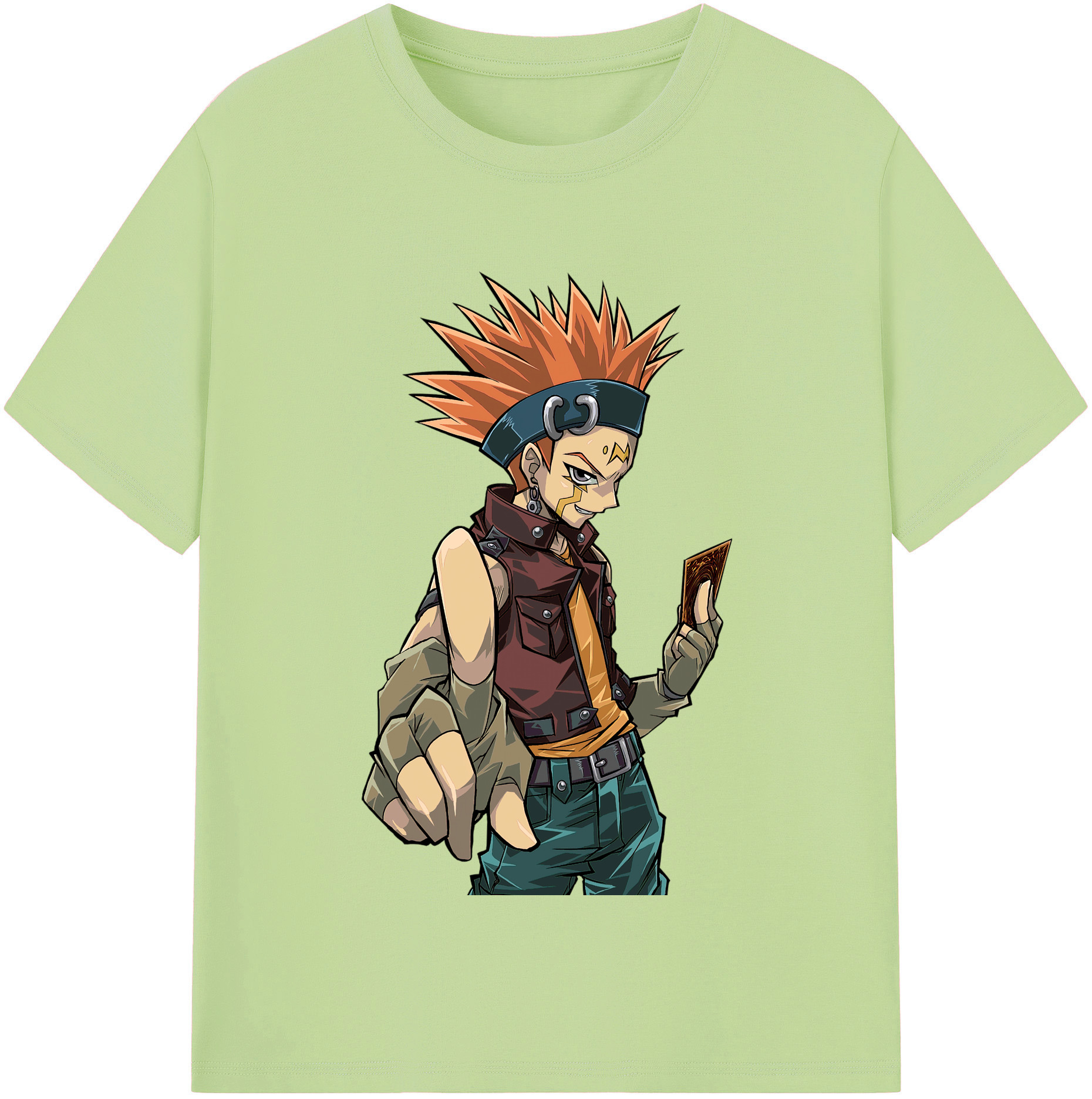 （画像用） 遊☆戯☆王 Yu-Gi-Oh! 綿100％半袖Tシャツ（フロントプリント）